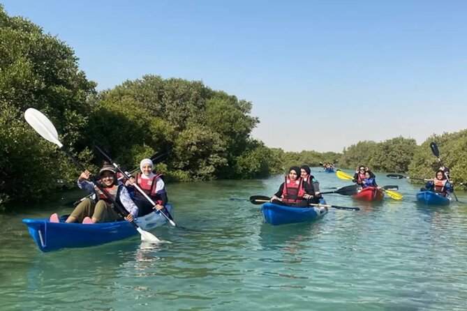 4 Hours Purple Island Mangroves Kayaking Adventure in Qatar - Paddling the Al Thakira mangrove channels