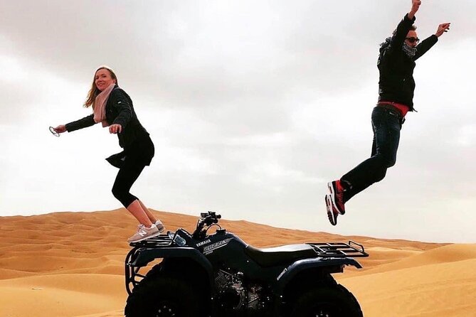 4hr Desert Safari: Sunset,Sunrise,Camel,Sand boarding,Inland Sea - The Inland Sea and the view toward Saudi Arabia