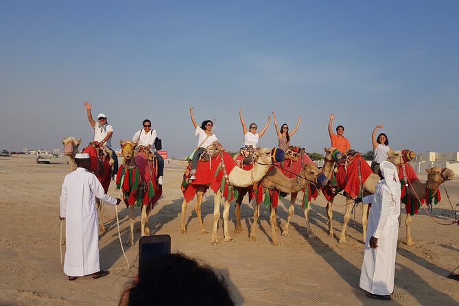Camel Safari in Desert with Pickup and Drop off in Doha - Falcon photographs and cultural context