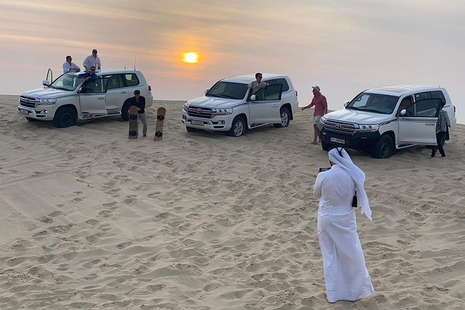 Desert Safari Adventure 4 hours from Doha with Pickup - Leaving Doha for the open desert