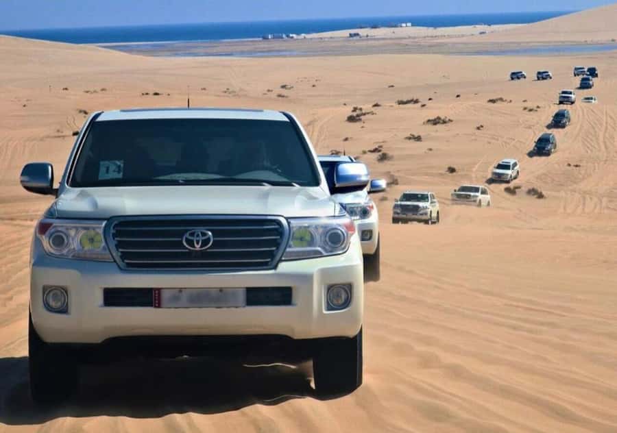Desert Safari, Dunes Ride, Sand Boarding & Inland Sea Tour - The 4x4 ride across Qatar’s dunes