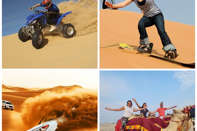 Desert Safari, Quad Bike, Sandboarding and Camel Ride - From Doha to Qatar’s open desert