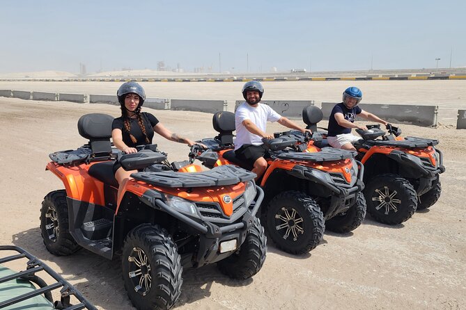 Desert Safari with Sandboarding and Inland Sea Private Tour - Sealine Beach and the optional camel ride
