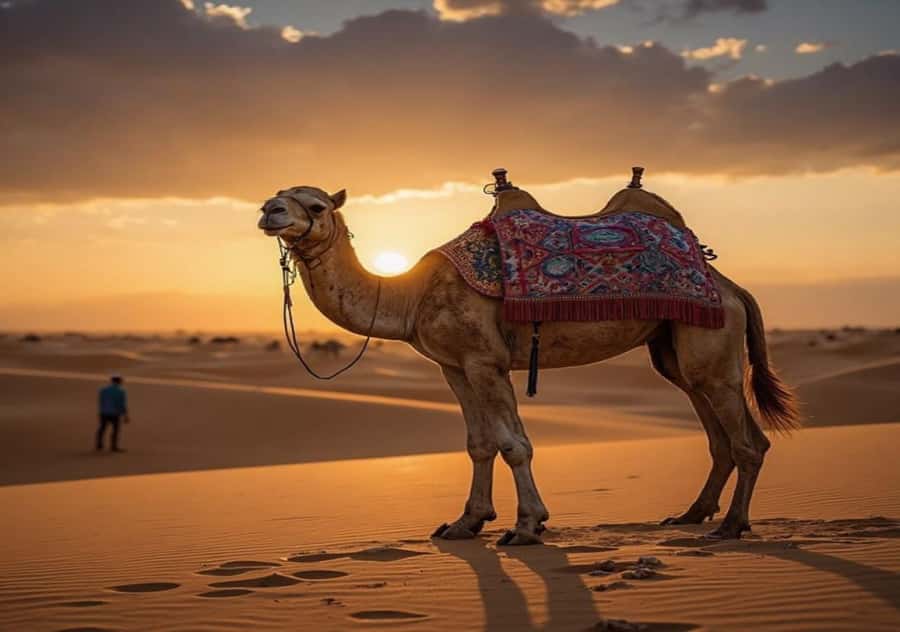Doha Adventure Quad Bike Safari, Camel Ride & Refreshments - From Doha streets to open desert