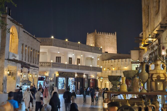 Doha All Inclusive Night City Tour with Traditional Dhow Boat - The dhow cruise: twenty minutes on the water