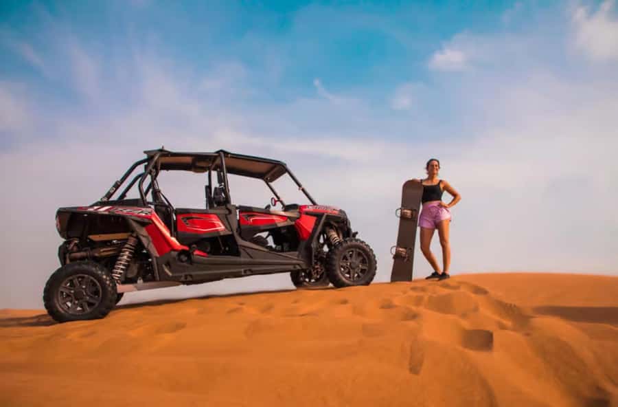 Doha: ATV Quad, Buggy Dune Bashing,Camel Ride & Sandboarding - Getting from Doha to the Mesaieed desert