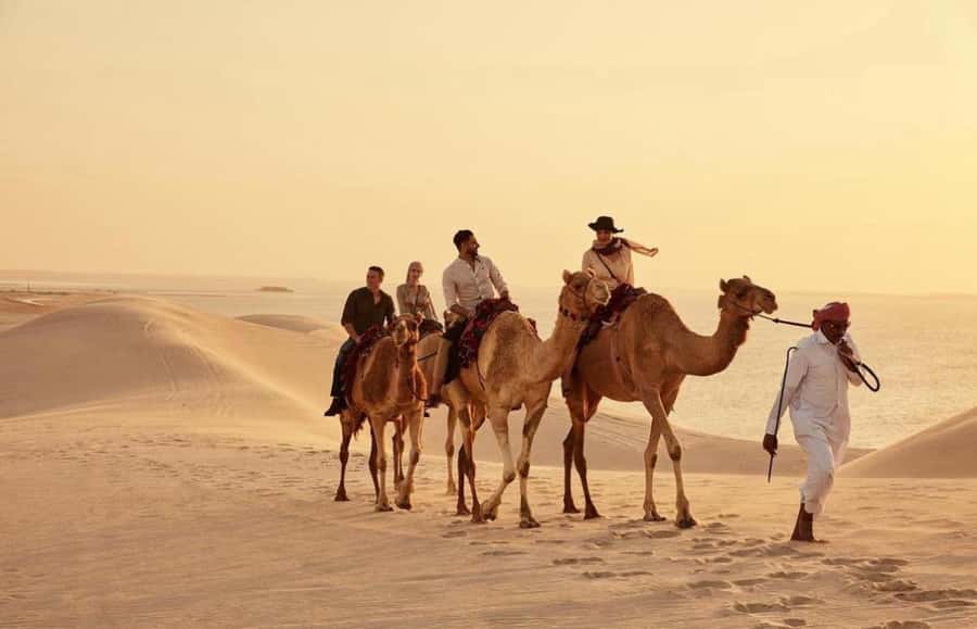 Doha: ATV Quad, Buggy Dune Bashing,Camel Ride & Sandboarding - Sunset timing can shape the whole experience