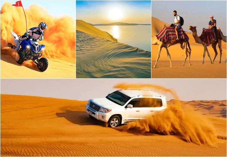 Doha:ATV,Quad or Buggy Dune Bashing,CamelRide & Sandboarding - A fast route from Doha to the Qatari desert