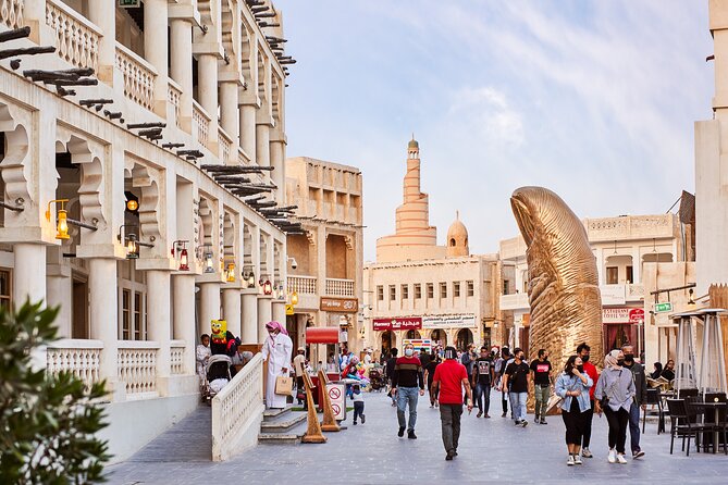 Doha City & Monster Bus Combo Tour - Mesaieed changes the mood with a 32-seat Monster Truck