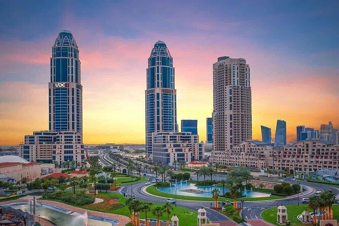 Doha City Tour with Transit & Layover from Airport - The Pearl offers a polished marina view
