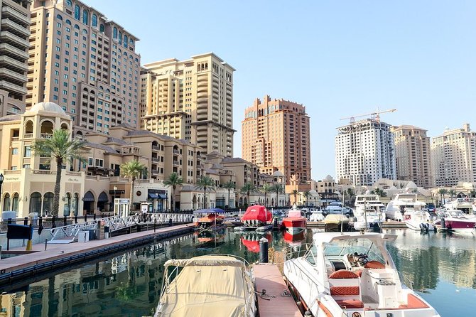 Doha Combo City And Half Day Desert Safari Tour No Hidden cost - The Pearl, Doha’s polished waterfront