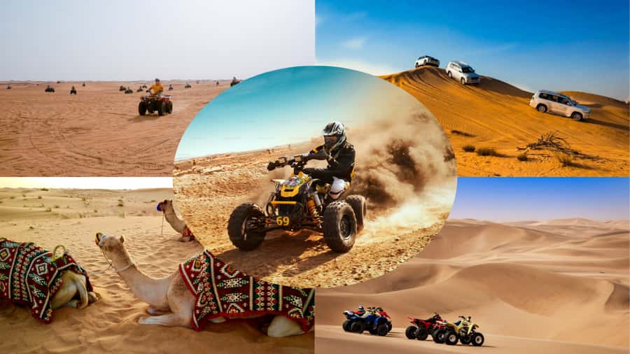 Doha: Combo Private Tour of Desert Safari with ATV Ride - Pickup in Doha and the ride south