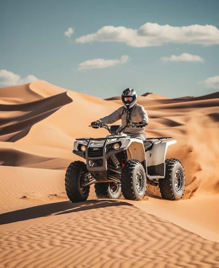 Doha: Desert All Activities ATV Quad Bike, Dune Bashing - The Inland Sea photo stop