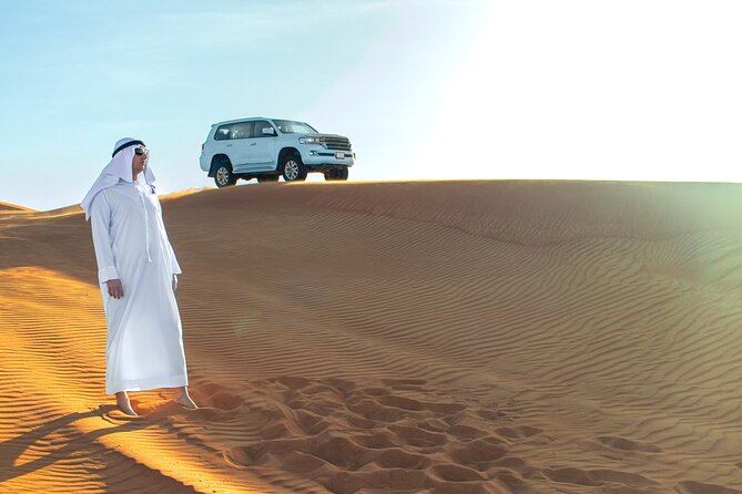 Doha Desert Excursion Dune Bashing Sandboarding Camel Ride - Pickup from Doha and the ride south