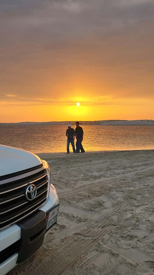 Doha: Desert Safari, Adventure, Sandboarding and Camel Ride - From Doha to Sealine Beach in about 45 minutes