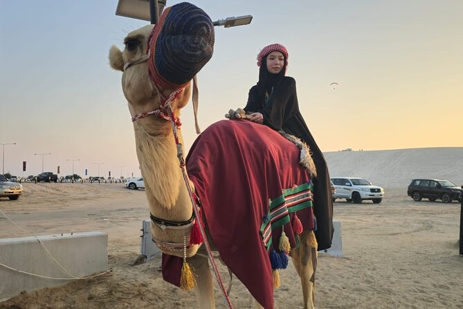 Doha Desert Safari Dune Bashing Camel Ride - Dune bashing across Qatar’s golden dunes
