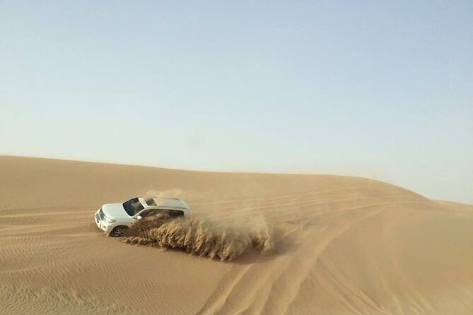 Doha Desert Safari Dune Bashing Camel Ride - The Inland Sea, where the desert meets the water