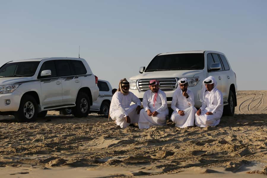 DOHA: Desert safari +Dune Bashing, Camel ride & Quad bikes - From Doha to Sealine Beach in a Land Cruiser