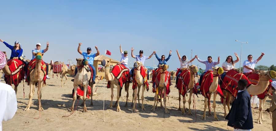 DOHA: Desert safari +Dune Bashing, Camel ride & Quad bikes - A 30-minute ATV ride across the sand