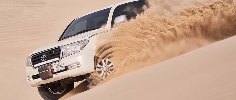 Doha: Desert Safari, Dune Bashing, Inland Sea With Transfers - First dune-bashing run to the Inland Sea