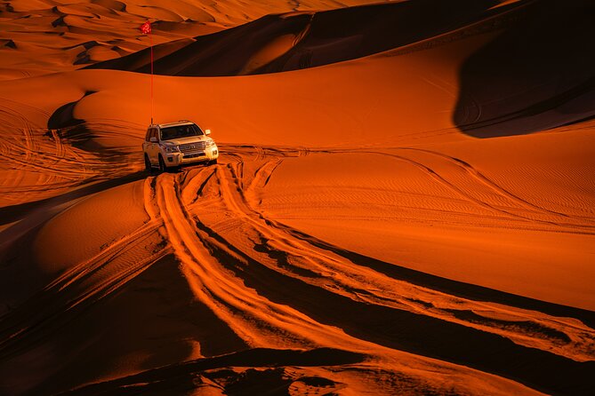 Doha Desert Safari Dune bashing,Sandboarding,CamelRide,Inland Sea - Dune bashing in a Toyota 4x4
