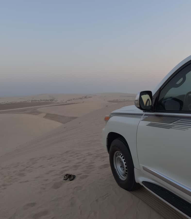 Doha: Desert Safari, Quad Bike, Camel Ride & Inland Sea - A private tour with the guide at the center