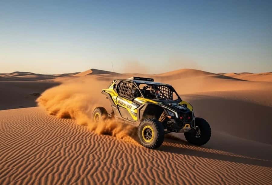 Doha: Desert Safari, Quad Bike, Camel Ride & Inland Sea Tour - The first desert stop: quad bikes and wide views