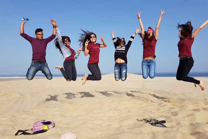Doha : Full Day Desert Safari | BBQ Dinner | Inland sea - Sealine Beach: tea, camels, and falcon photographs