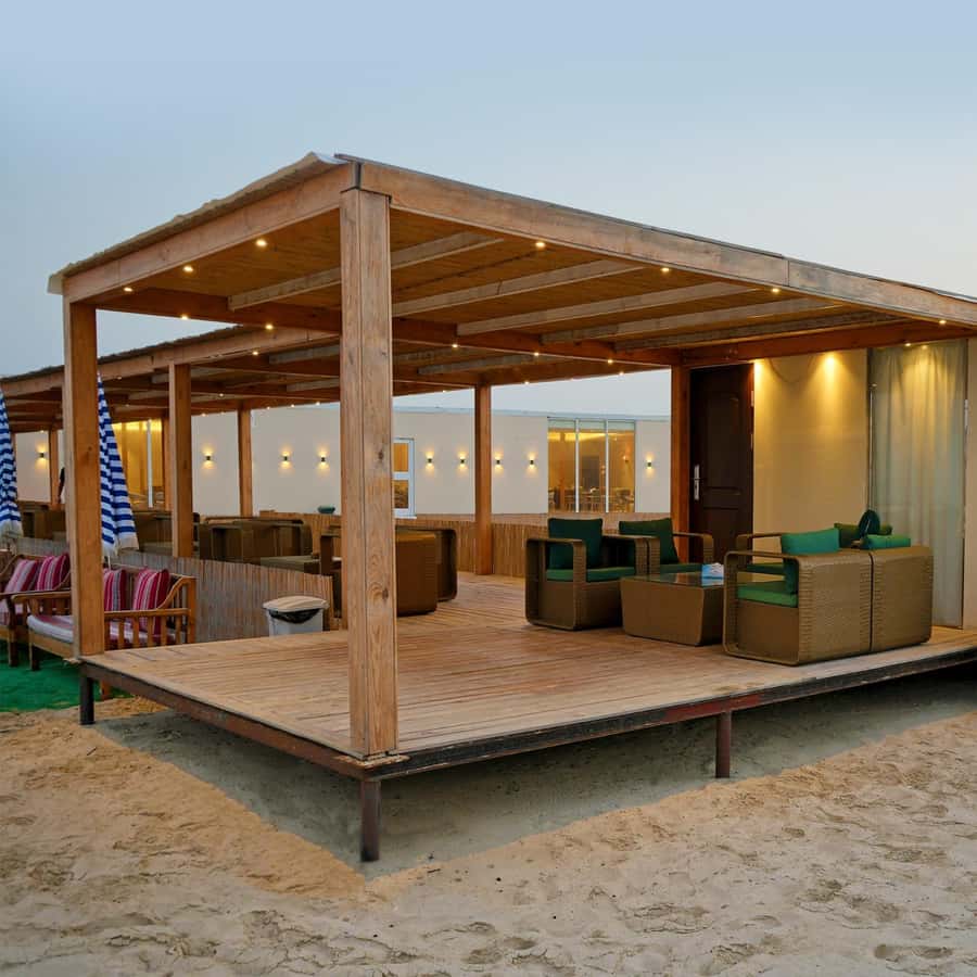 Doha: Full-Day Desert Safari, Dune Bashing & BBQ Dinner - A 20-minute camel ride at Sealine