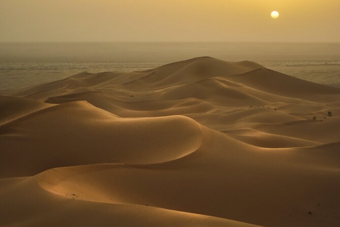 Doha Golden Dune Safari | Dune Bashing| Sandboarding| Inland sea - Sunset, empty sand, and the end of the ride