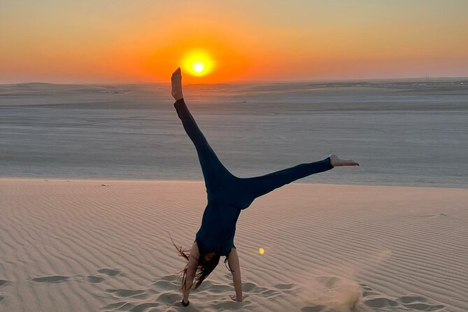 Doha Half Day Desert Safari Dune Bashing Camel Ride Sandboarding - Khor Al Udeid, where sand meets the Arabian Gulf