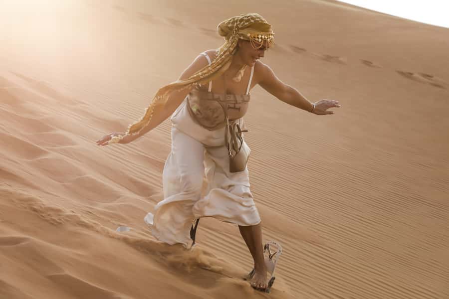 Doha: Half-Day Desert Safari, Quad Bike, Camels & Inland Sea - Camel photos and a short taste of desert tradition