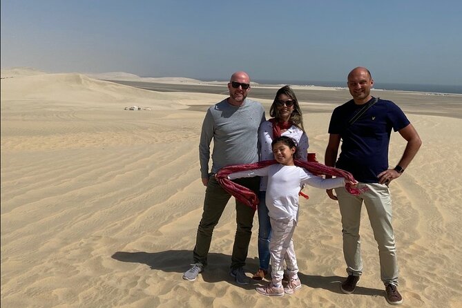 Doha : Half Day Desert Safari With SandBoarding and Camel Ride - Sandboarding: fun, simple, and time-sensitive
