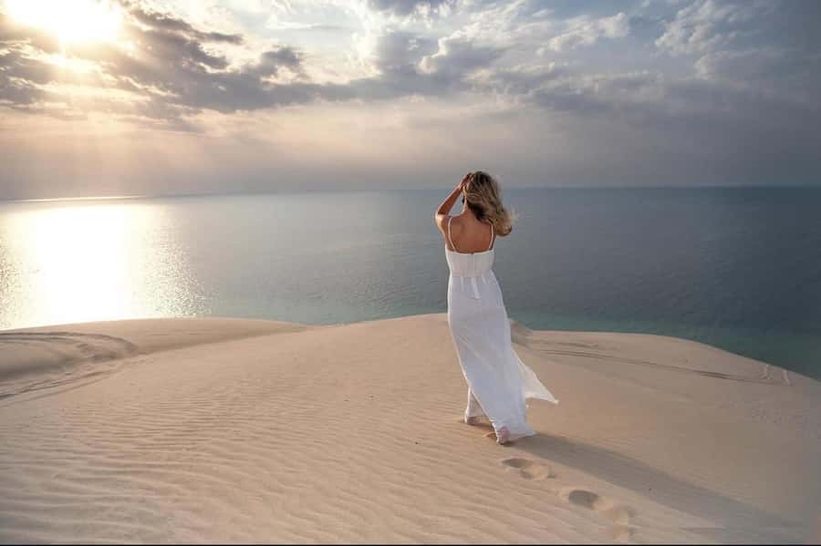 Doha: Inland Sea Desert Safari With All Activities - Dune bashing with an experienced driver
