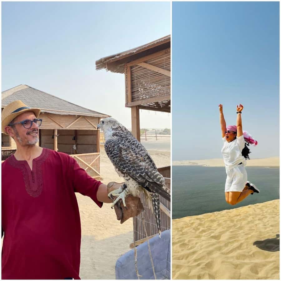 Doha: Night Desert Safari + Camel ride + Stargazing & Relax - Dune bashing toward the Inland Sea