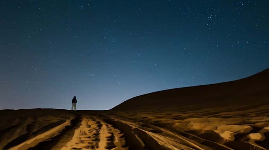 Doha: Night Desert Safari with Stargazing & Camel Ride - The Inland Sea where sand meets the water