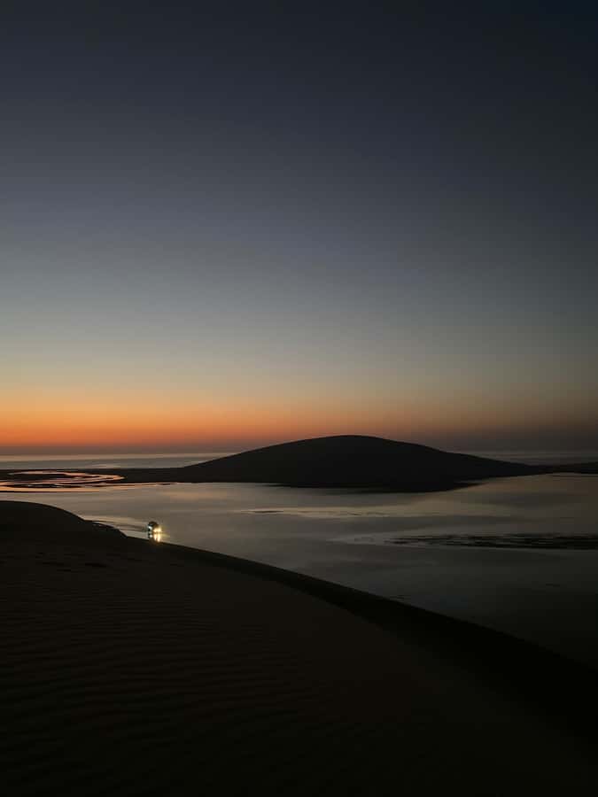 Doha: Night DesertSafari DuneBashing Sandboarding CamelRide - Khor Al Adaid, Where the Dunes Meet the Sea