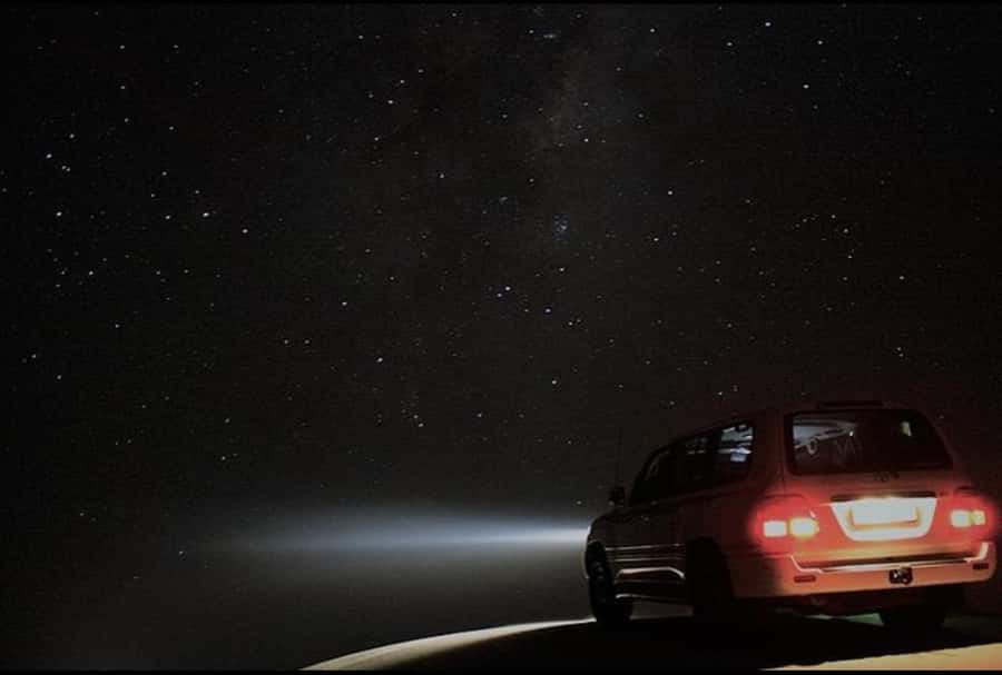 Doha: Night Safari with Dune Bashing and Camel Ride - Stargazing on the ride back to Doha