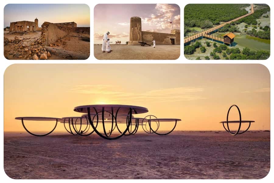 Doha: North Qatar Tour, Mangroves, & Zubara Fort and purple - Key points to know before you go