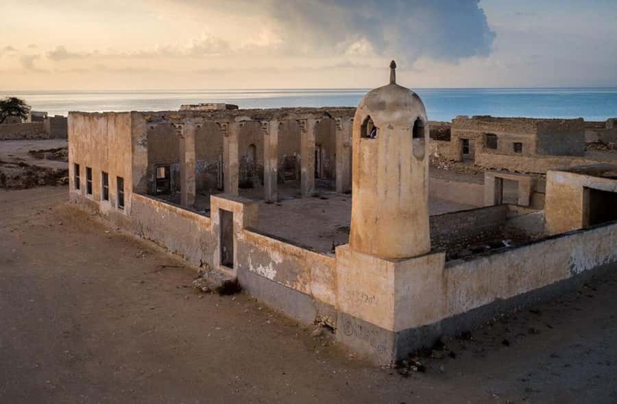 Doha North Qatar Tour Zubara Fort, Mangroves, Jumail Village - Jumail village and the power of an empty place