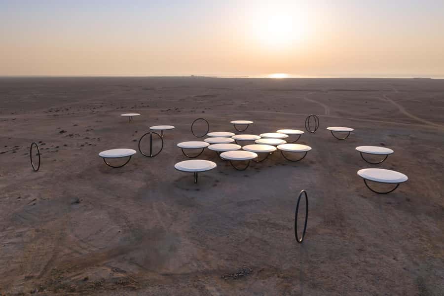 Doha: Olafur Eliasson Exhibit, Zubara Fort & Al Jumail - Olafur Eliasson’s desert installation