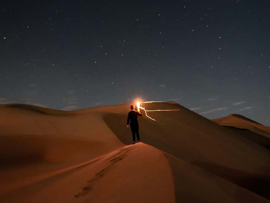 Doha: Private Desert Safari at Night with Stargazing - Sandboarding under the stars