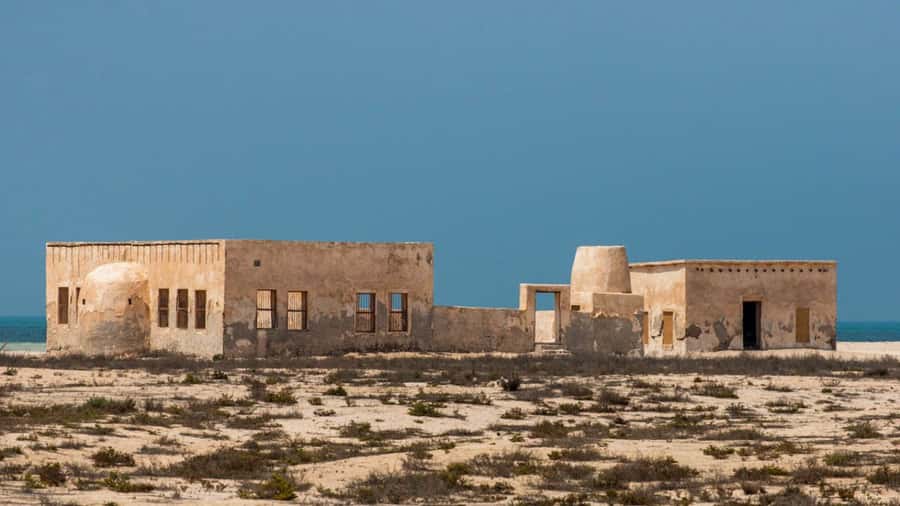 Doha: Private North Qatar Tour, Mangroves, & Zubara Fort - Jumail’s abandoned village and the traces of older Qatar