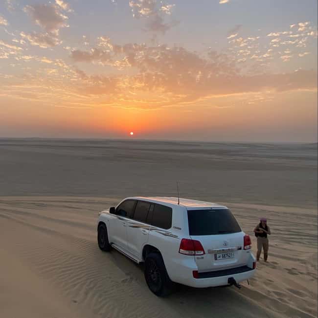 Doha Qatar : sealine adventure Camel Ride sandboard Sunset - Cancellation and booking flexibility