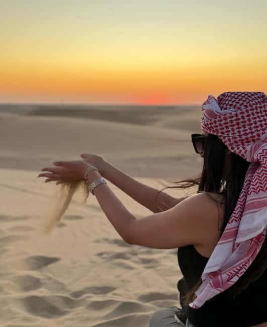 Doha Qatar : sealine adventure Camel Ride sandboard Sunset - The main event: 4x4 dune bashing