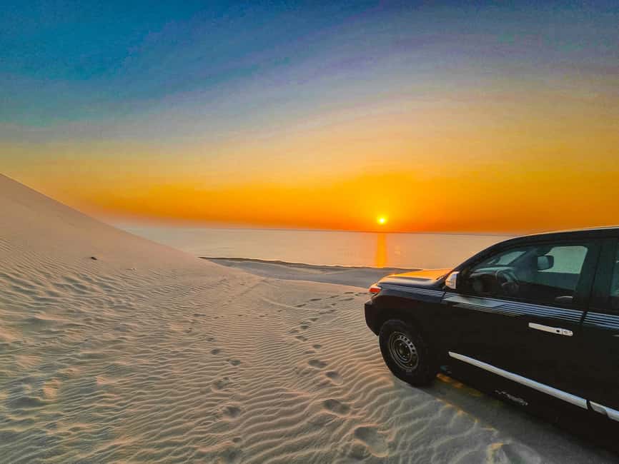 Doha:Quad Bike Desert Safari Adventure with 4x4 Vehicle Ride - Reaching the Inland Sea for views and photographs