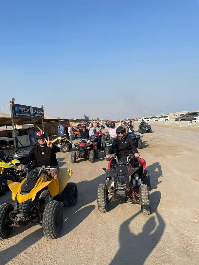 Doha: Quad Bike, Desert Safari, Buggy ride & inland sea tour - Sandboarding for a final burst of action