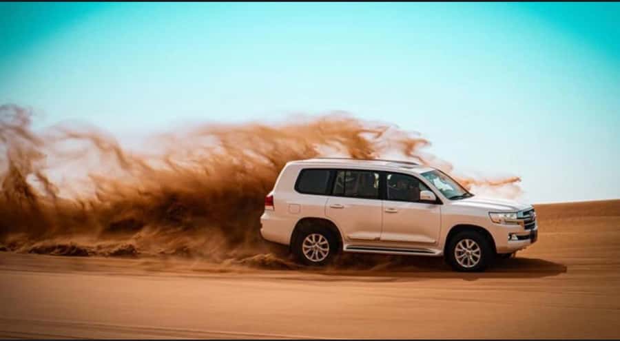 Doha: Relax Desert Safari, Camel Ride, Inland Sea, Swimming - Leaving Doha for the southern desert