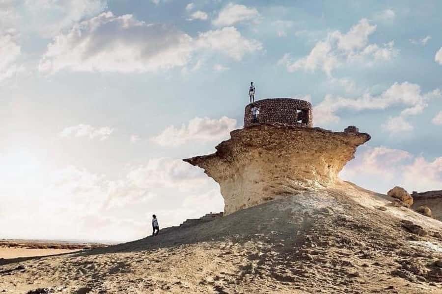 Doha: Richard Serra Sculpture, Zekreet and West Coast Tour - Zekreet’s mushroom rocks and wind-shaped limestone