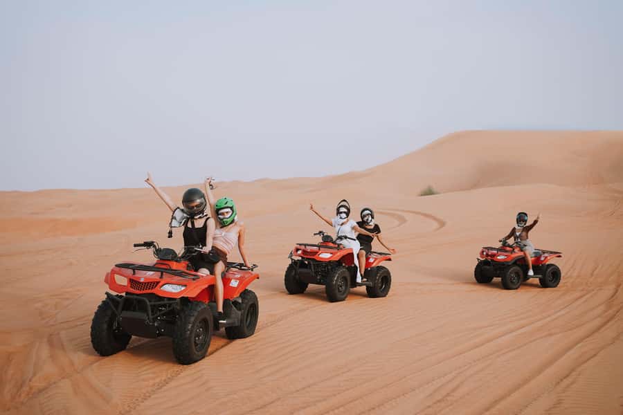 Doha: Safari, ATV, Camels, Sandboarding and Inland Sea Tour - Forty minutes of dune bashing